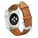 Produktbild Apple Watch 42mm Strap (Vintage Series), LECASO Echtes Leder Wiedereinbau-Bügel-Band mit sicherer Metallhaken-Schnalle für Apple iWatch Band-Bügel alle Modelle 42mm Reihe 1 und 2, Braun