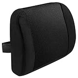 LEADSTAR Rückenkissen Orthopädisches Rückenstützkissen Lendenkissen Lordosenstütze Lordosekissen Memory Schaum für Auto, Rollstuhl im Büro und Arbeitszimmer - Schwarz LEADSTAR Rückenkissen Orthopädisches Rückenstützkissen Lendenkissen Lordosenstütze Lordosekissen Memory Schaum für Auto, Rollstuhl im Büro und Arbeitszimmer - Schwarz