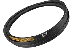 Kozelo Correas en V A94 - [Longitud de Paso de 94" x Espesor de 8mm x Ancho de 13mm] Correa de Transmisión Industrial de Sección A, Negro, 40 Grados