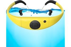 Tayogo Waterproof mp3 Player swimming IPX8 8GB for Swimming Headset,sports headset, under Water Music Player