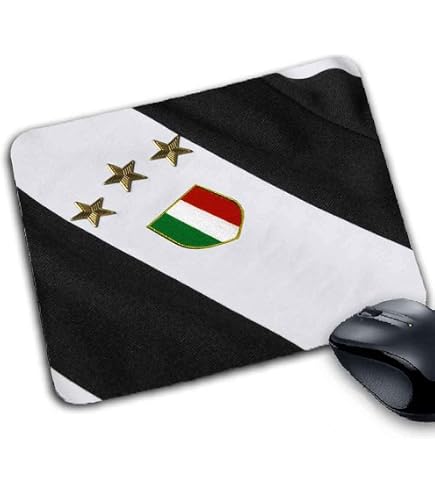 Tappetino Mouse Pad Personalizzabile Stile Maglia Strisce Rossonere Ibrahimovic, Gadget Artigianale Made In Italy