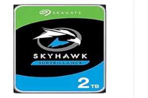 Seagate SkyHawk AI ST8000VE001 - Disco rigido interno di sorveglianza HDD da 2 TB, 3,5", SATA 6 Gb/s, 256 MB di cache, sistema di telecamere di sicurezza DVR/NVR