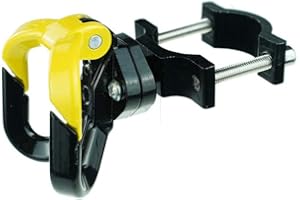 KLOP256 Crochet de scooter à 180 degrés pour installer un support de suspension léger en alliage d sacs à provisions pratiques avec vis casque accessoires multifonctions pour xiaomi (1pcB jaune)