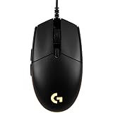 Logitech G203 Prodigy Ratón USB Gaming con cable, 8000 DPI, RGB LED Personalizable con 16,8 M Colores, Peso Reducido, 6 Boton