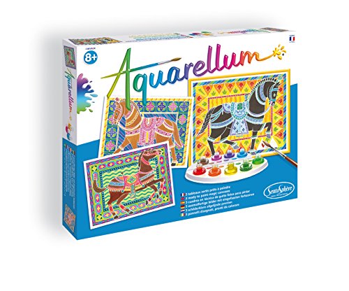 Imagen 2 de Sentosphere 3906090 - Aquarellum caballos, dibujos para colorear para colorear serie 3