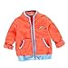 Produktbild URSING Baby Mädchen Jungen Kinder Fleecejacke Mantel Unisex Herbst Winter Stehkragen Warme Kinder Oberbekleidung Tops Reißverschluss Sportjacke Freizeitjacke Mode Reisen Anzüge Kleidung (100cm, Wassermelone)