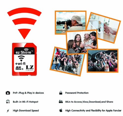 ez Share Wifi SD-Speicherkartenadapter für DC / DV / DSLR / DPF, etc. zur Verfügung … - 3