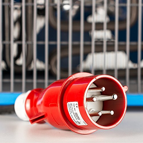 ALLEGRA H150 Elektroheizer Bauheizer Heizlüfter Heizgerät mit Thermostat 15 KW - 4