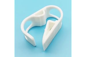 JEESHAN Lot de 5 colliers de serrage en PBT résistants à la chaleur - 12-18 mm - 140 degrés Celsius - Réglables - Pour tube en plastique - Pour laboratoire industriel - Contrôle du débit