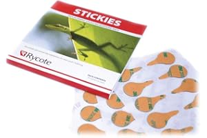 Rycote Stickers Pegatina DE Repuesto 100 UNID, Black