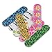 Fashion Gallery 10Pcs Mini Professional Nail Art Files Sanding Buffer Slim Crescent Tool Grit