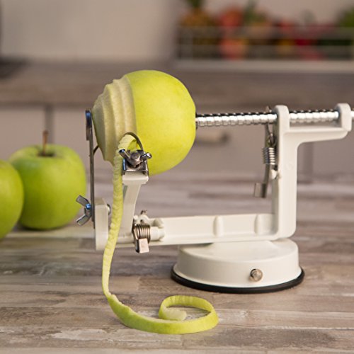 Levivo Apfelschäler, – entkerner und -schneider aus Gusseisen und rostfreiem Edelstahl - 3