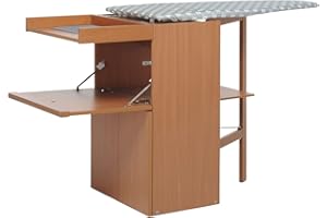 Foppapedretti Lo Stiro Mobile con Asse da Stiro a Scomparsa, Noce