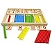 BESTIM INCUK Wooden Number Cards and Counting Rods with Box Educational Toys