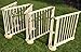 LARGE HEAVY DUTY WOODEN BABY PLAYPEN 6 PANELS WITH FREE EDUCATIONAL GIFT BY MCC