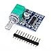 Produktbild DROK® Super klein 3W + 3W DC 5V-Audioverstärker Handliche Digitalendstufenmodul Vorstands Zweikanalige PAM8403 Stereo-Verstärker mit Potentiometer für DIY portable Lautsprecher Kopfhörer