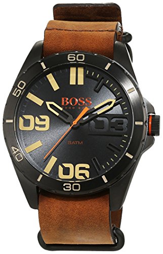 Hugo Boss Orange 1513316 - Reloj analógico de pulsera para hombre, correa de piel