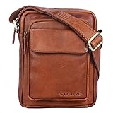 Viele Fächer mit Stauraum für 0.5 Liter Wasserflaschen, DIN A5 Dokumente, Bücher, iPads, Schlüssel, Smartphone und Geldbörse | ideal einsetzbar als kleine Messenger Bag, Tablettasche, Unitasche und Pendlertasche