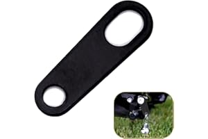 CUSTOMprivé Support pour clochette moto Noir, fixation porte bonheur guardian gremlin bell biker triker