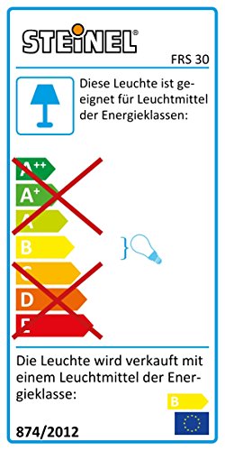 Steinel FRS 30 Sensor Feuchtraumleuchte, Kellerleuchte mit 360° Hochfrequenz Bewegungsmelder, Sensorleuchte inkl. 2 x G13 Leuchtstoffröhre, Schlagfeste Garagenleuchte mit Schutzart IP65, 743413
