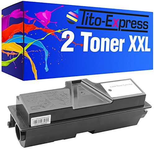 2x Tito-Express PlatinumSerie XXL Toner kompatibel zu Kyocera Mita TK-1140