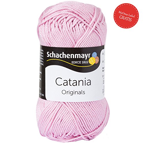 Catania Sommerwolle Schachenmayr leichte Baumwolle - Schachenmayr Wolle aus hochwertiger Baumwolle für farbenfrohe Designs! Catania Original rosa Fb 246 (hell pink, helles pink), 100% Baumwolle, kühlende Trageeigenschaft, Wolle Catania Schachenmayr, Baumwollgarn