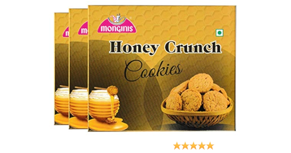 Monginis Honey Crunch Cookies Biscuits Naankhatai Veg Pack Of 3 0 G X 3 Amazon In Grocery Gourmet Foods