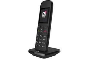 ‎DEUTSCHE TELEKOM Telekom Festnetztelefon schnurlos Speedphone 12 mit Farbdisplay I HD Voice für vollen Klang inkl. Freisprechen | DECT Telefon für Telekom Router Speedport Smart & Pro I strahlungsarmes IP-Telefon