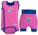 SwimBest Baby Wetsuit & Swim Nappy Set - Pink/Navy - 0-6 mths/2-4 kgs (Birth - 3 months) …
