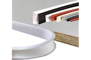 PUNDIN Kantenumleimer selbstklebend, Kantenschutz Baby, Eckenschutz Kantenschutz, U-Förmig TPE Kantenband für Schrankreparatur, Möbelrestaurierung und Renovierung (Grau,U17mm*3m)