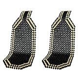 Material: Echtes Ahorn-Holz TEILE-24.EU Malinowski Sitzauflage Auto Holzkugeln Massage Holzperlen Sitzaufleger universal Neu, 2 Stück