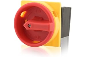 ‎INTRATEC 100% SHOPPING Intratec Hauptschalter Einbau, 16 A, 3-polig – Einbau Steuerschalter, Reparaturschalter zum Fronteinbau in Verteiler- und Schaltschränken 67 x 67 x 55 mm