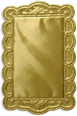 Walter Kunze Design Dresden Large Lace Doily, Gold