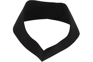 VORCOOL Bandeau de natation réglable en néoprène pour yoga, plongée, protection des oreilles pour enfants et adultes (noir L)
