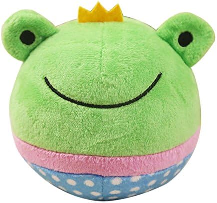 17YEARS Soft Pet Puppy Chew Play Squeaker Squeaky Cute Plush Sound Funny Toy For Dog size Frog*