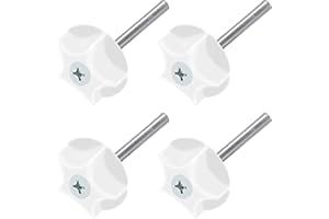 FORIS 4 PCS Headboard Bolts M8 Headboard Fixings Easy Fit Headboard Screws and Washers Strong Hold Bed Headboard Bolts Fittings for Divan Bed