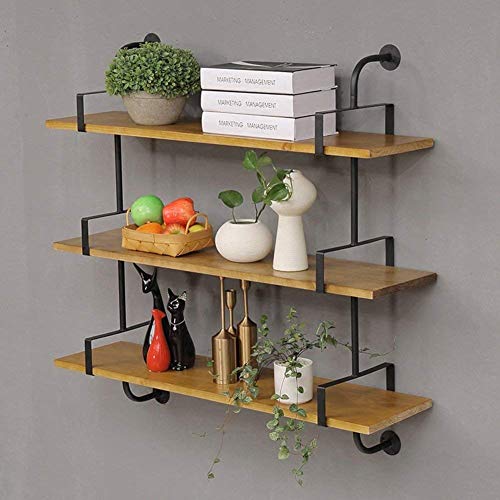 YT-ER Shelving & Storage Decorative Ornament Frame Creative Unique Shelf Frame Wood Black Multi-Style Sturdy Durable