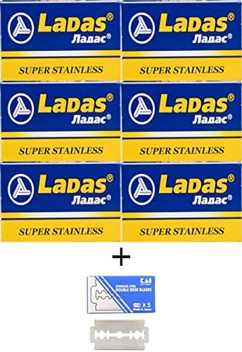 30 Ladas Super Stainless + 1 Free KAI Stainless Steel