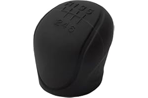 BFQZ 1 Pcs Universal Anti Slip Manual Transmission Handle Cover, Car Gear Shifter Cover, Universal Car Shift Knob Cover, 6 Speed Gear Knob Cover, Suitable for Manual Transmissions (Black)