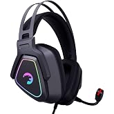 GAMEPOWER Kyruse USB Oyun Kulaklığı - 7.1 Sanal Surround Ses, 53MM S&uuml;r&uuml;c&uuml;lere Sahip Kablolu RGB Led Kulaklıklar, Konforlu Tas