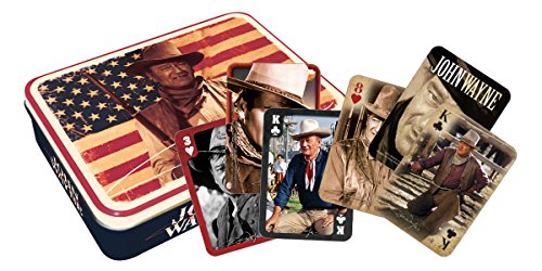Preisvergleich Produktbild Aquarius John Wayne Flag Spielkarte Dose Set