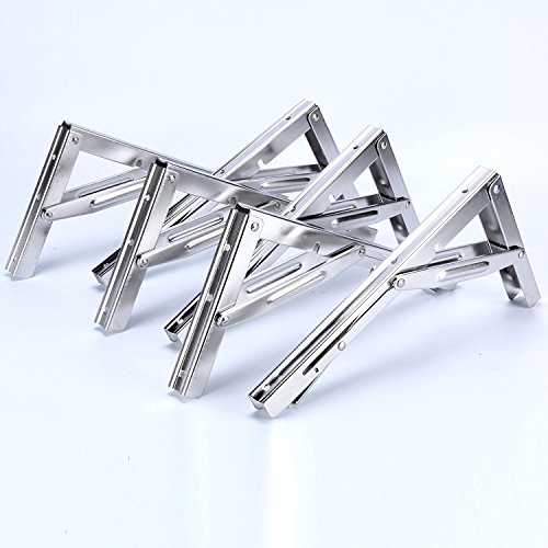 Amarine-made-Lange-Release-Arm-Heavy-Duty-poliert-Edelstahl-Regal-Bench-Tisch-zusammenklappbar-Regal-oder-Bracket-max-Laden-Reifestigkeit250kg-langen-Arm