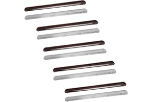 VIRTUAL PLASTICS Premium Trickle Vent - Slot Frame Vent for uPVC Window Brown External/White Internal - 400mm Width - 5 Pack