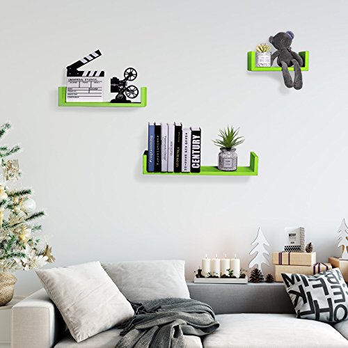 WOLTU #352 WANDREGAL BÜCHER CD REGAL HÄNGEREGAL HOLZREGAL BOARD FARBWAHL - 5