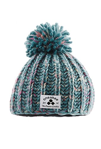 Preisvergleich Produktbild Oneskee Bommel Beanie - Blau - Damen