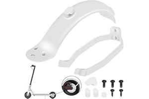 AKOFIC Guardabarros Trasero para Scooter, Guardabarros Adecuado para Xiaomi M365/M365 Pro Scooter Eléctrico con Soporte de Guardabarros, Accesorio de Repuesto con Gancho y Tornillos