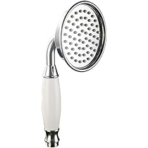 KINGBATH Handbrause Matt Schwarz – 3 Strahlarten, ABS, Leicht Zu Reinigen