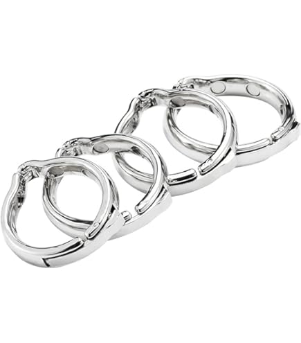 Edelstahl Peniesringe Cock Ring mit Verstellbar Schnalle, Magnetic  Versptet Penis Ring Metall Silber Penisring Cockring Bondage Erektionsring  Sexspielzeug Fr Herren Mnner (24-26mm) : Amazon.de: Drogerie &  Krperpflege