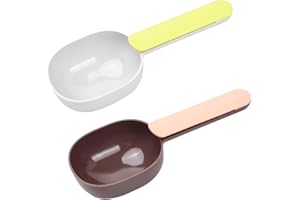 Emperoch Miarka do karmy dla zwierząt domowych, plastikowa miarka dla psów i kotów, szufelka do żwirku, miarka do proszku do prania, miarki do suchej karmy, lodów, ziaren kawy