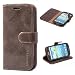 Produktbild Mulbess Ledertasche im Ständer Book Case / Kartenfach für Samsung Galaxy S3 / S3 Neo Tasche Hülle Leder Etui,Vintage Braun